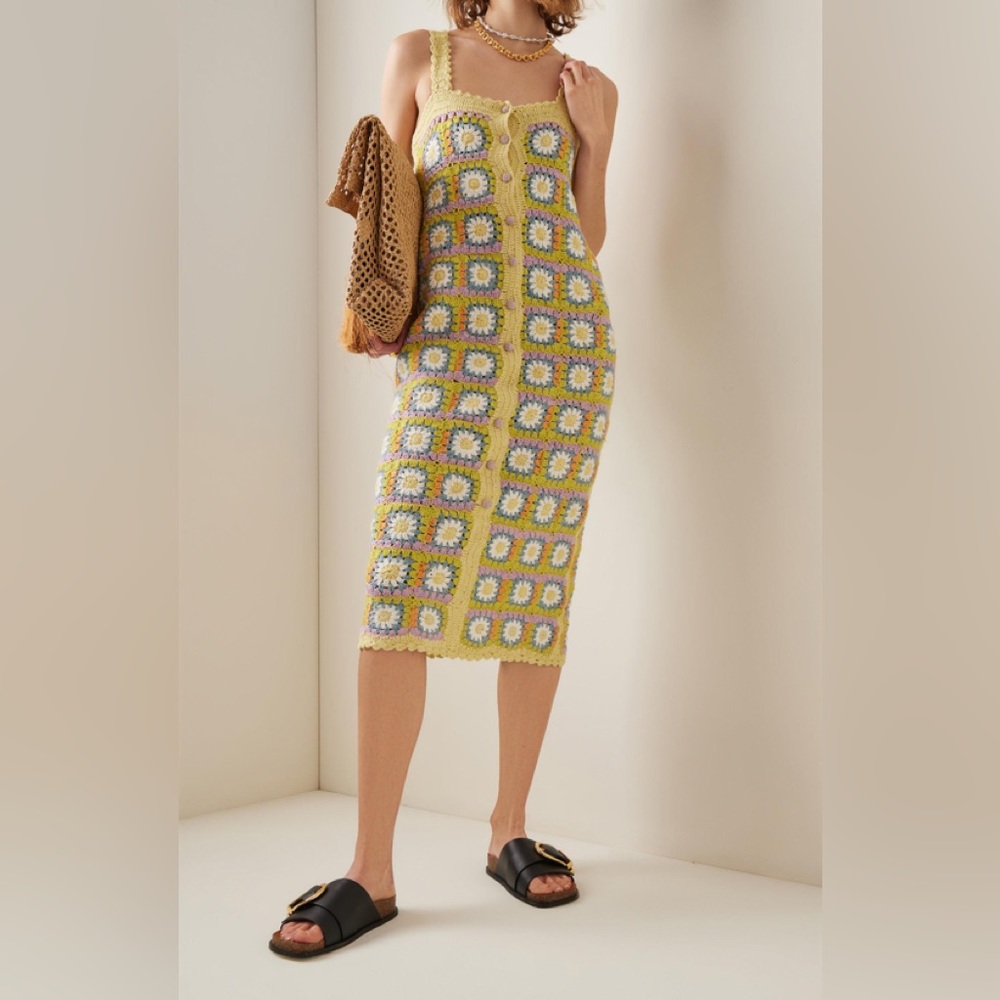 ALEMAIS
Alemais Women's Petra Crochet Midi Dress
Size Guide 
 $575.00